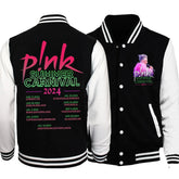 P!nk Pink Sommerkarneval Merch P Nk Sommerkarneval 2024 Baseballuniform Jacke Hoodie Sweatshirts